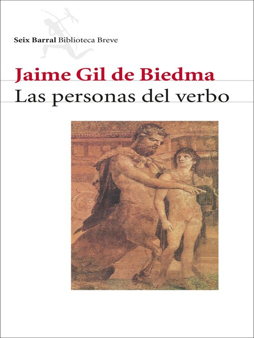 Title details for Las personas del verbo by Jaime Gil de Biedma - Wait list